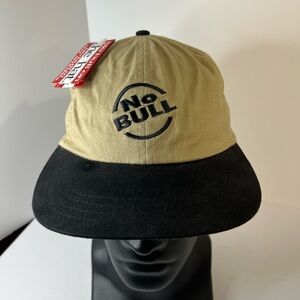 NEW With Tag Winston No Bull Promo Black And Brown Adjustable Hat Baseball Cap